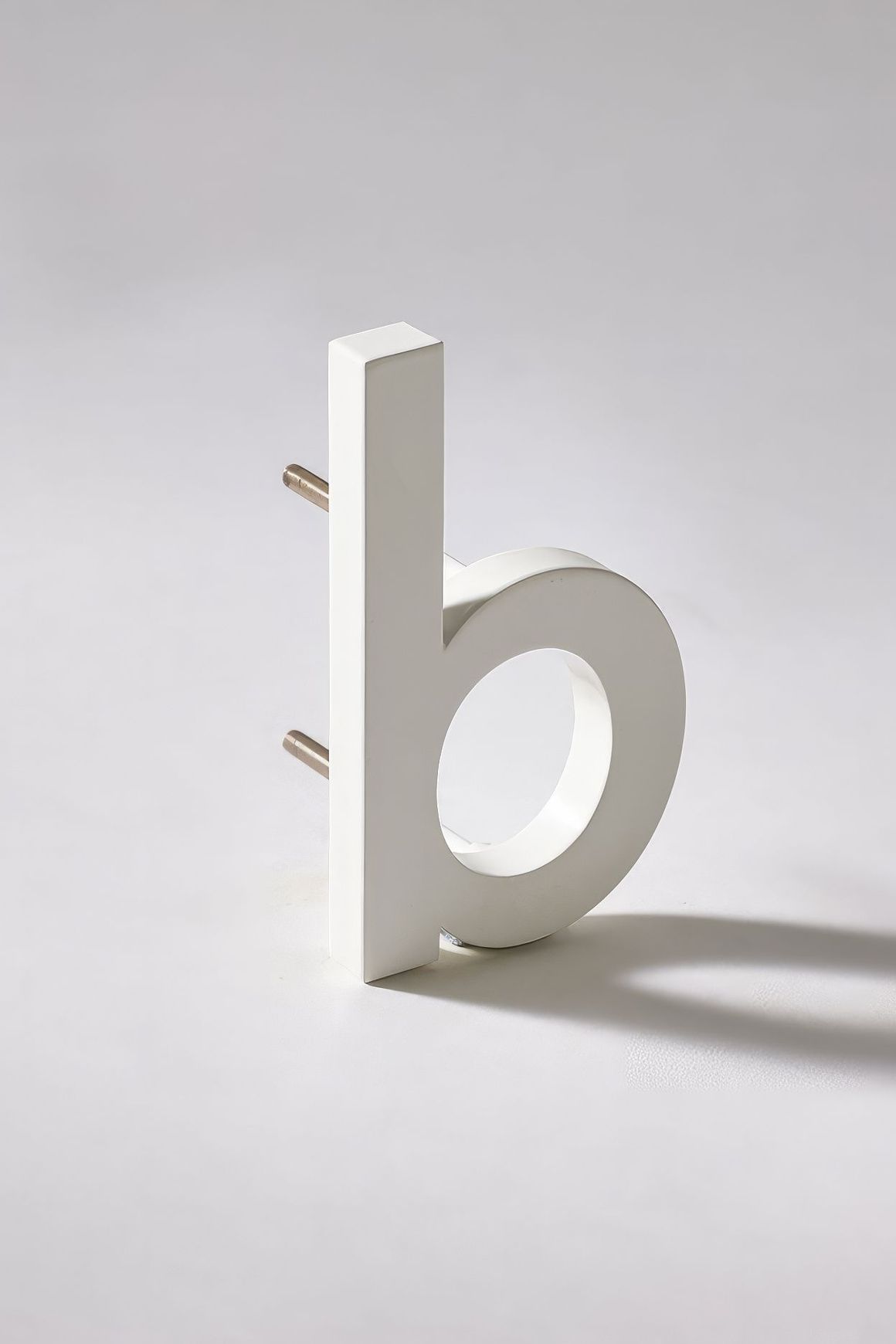 White Stainless Steel Numbers & Letters