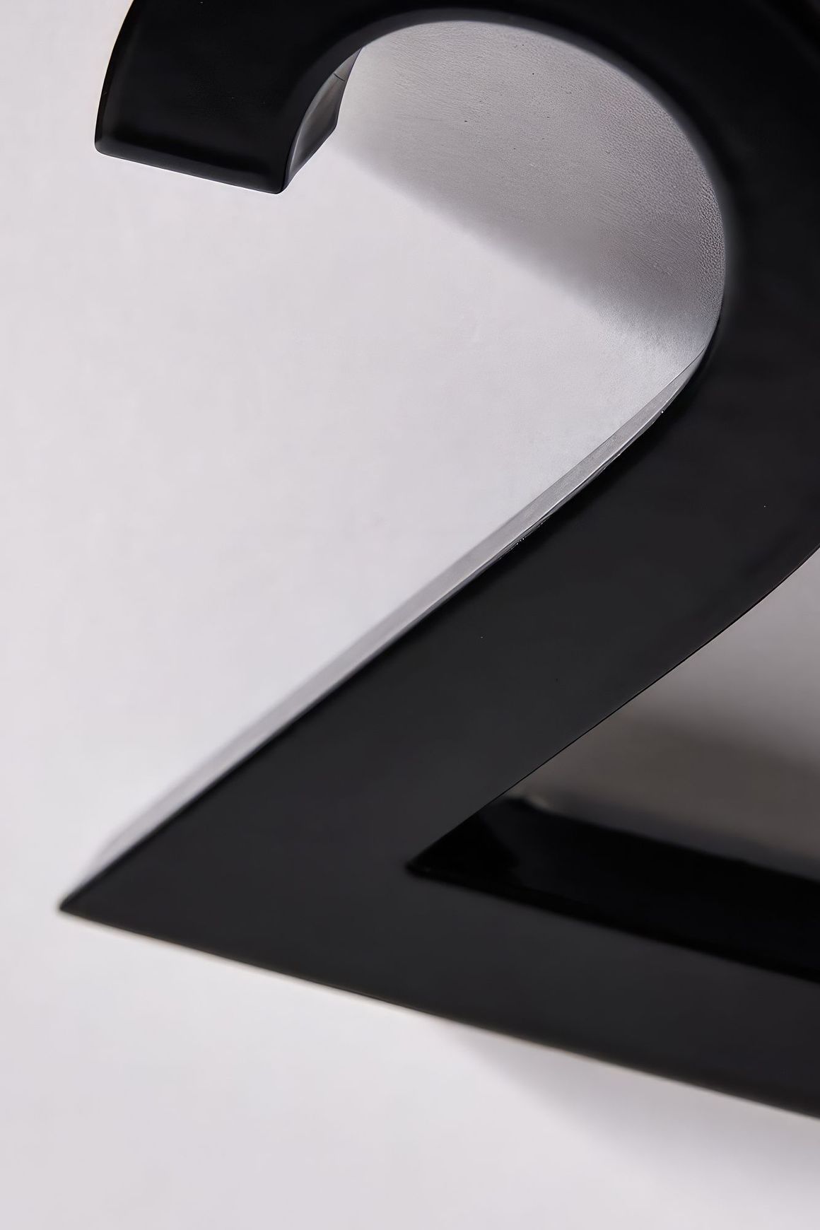 Black Stainless Steel Numbers & Letters