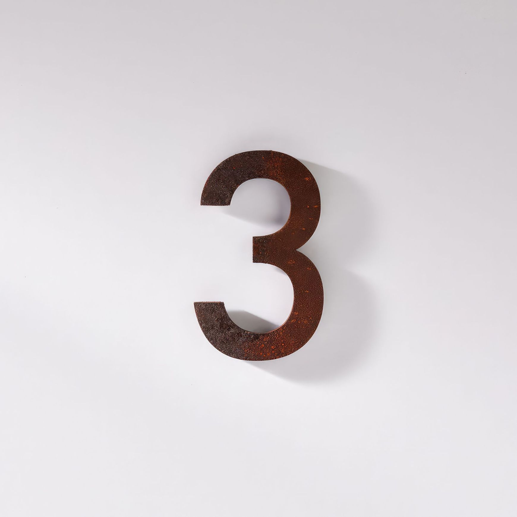 Corten Steel Numbers & Letters