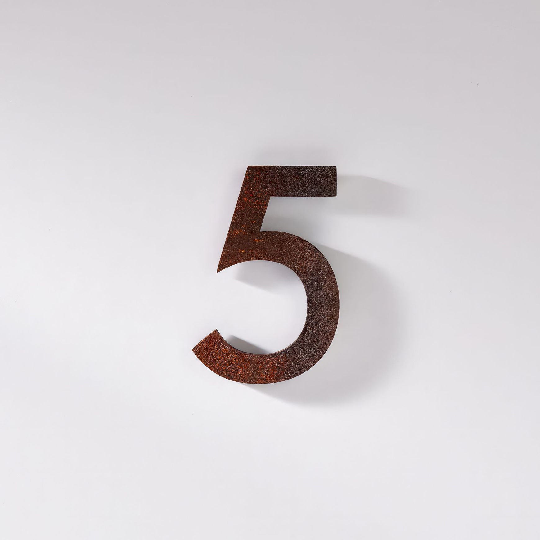 Corten Steel Numbers & Letters