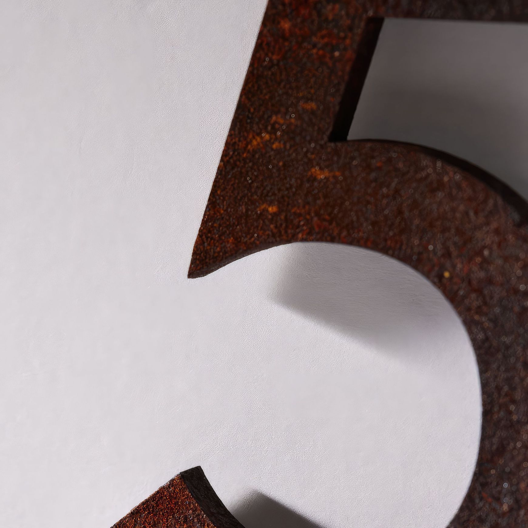 Corten Steel Numbers & Letters