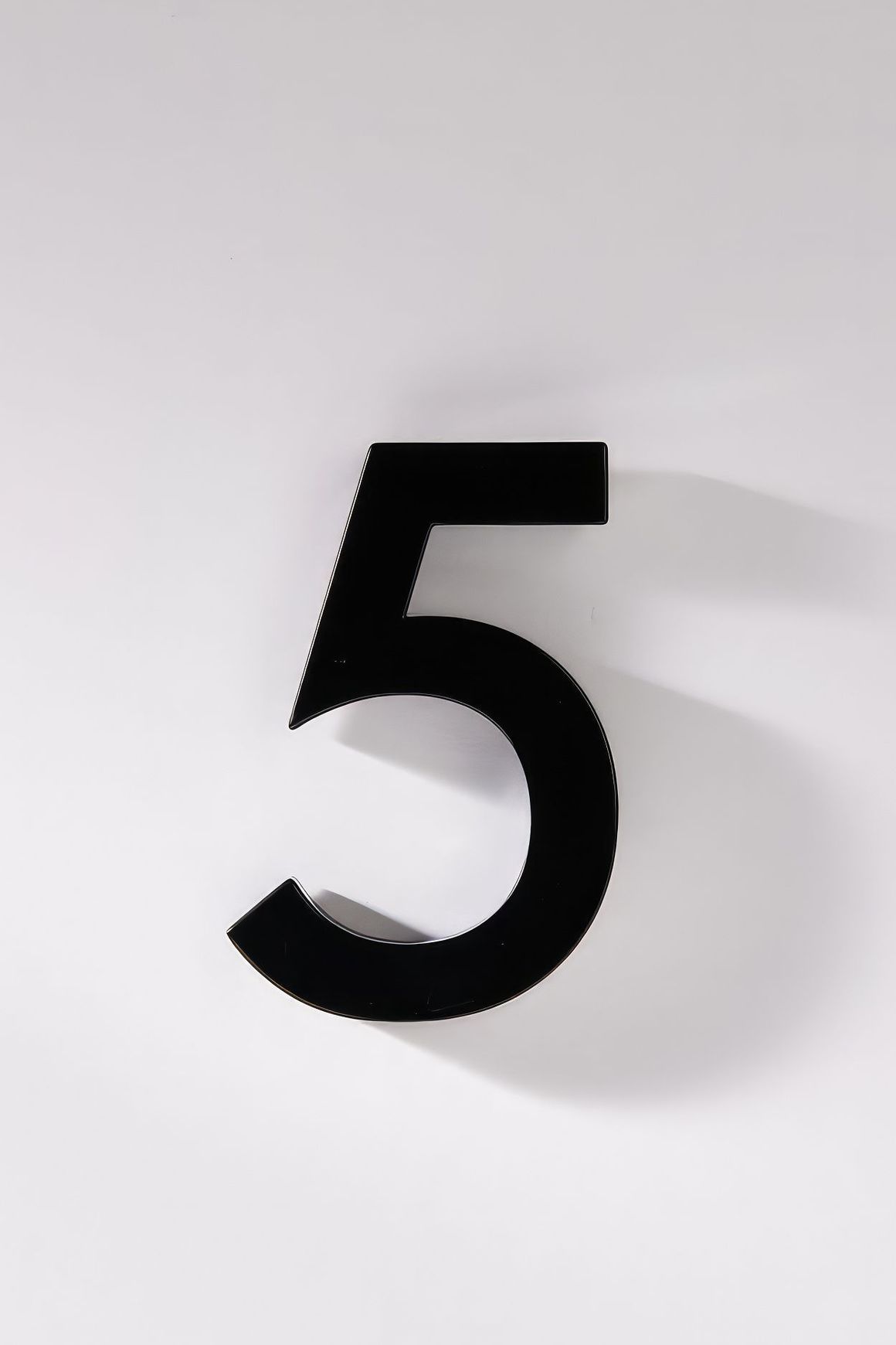 Black Stainless Steel Numbers & Letters