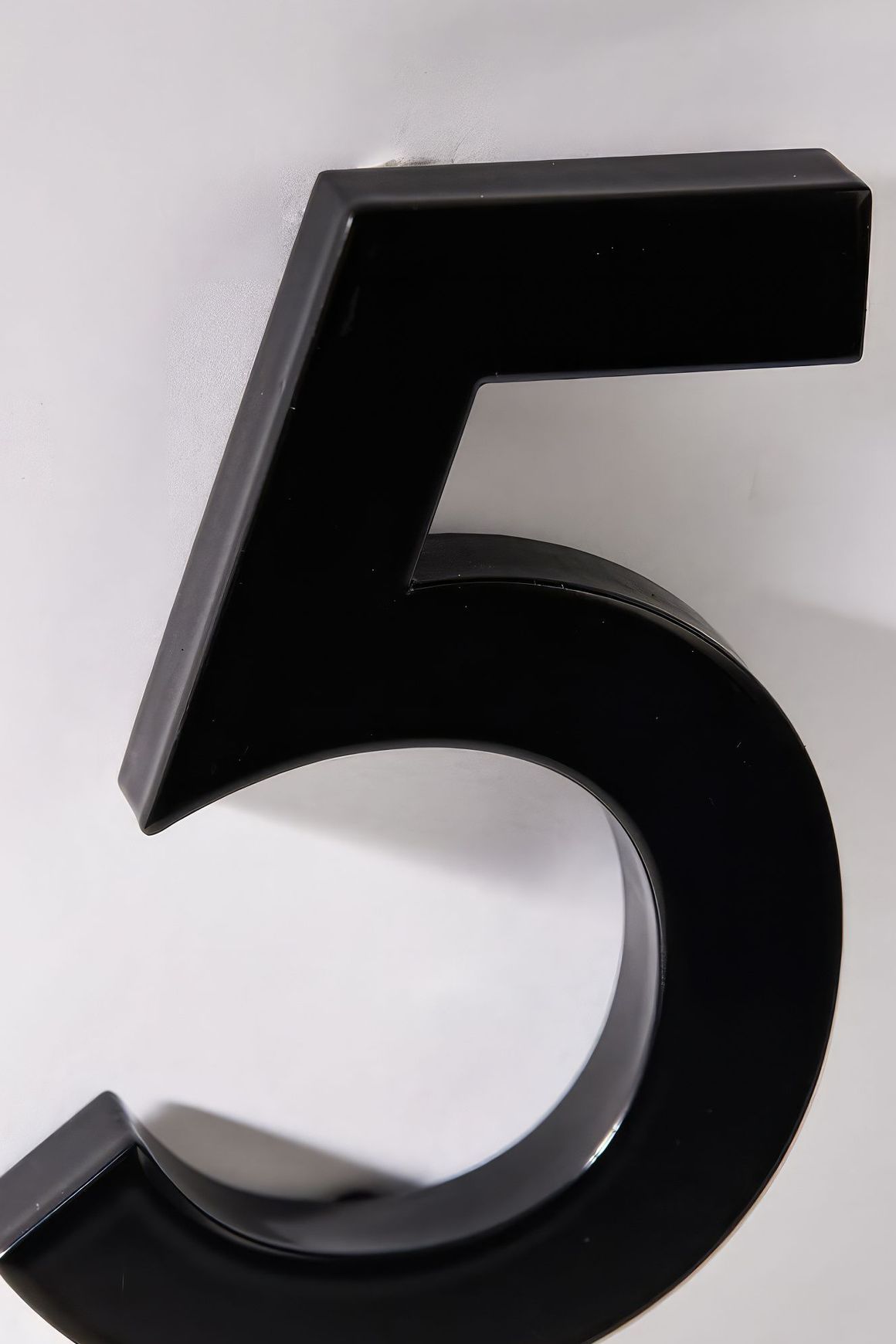 Black Stainless Steel Numbers & Letters