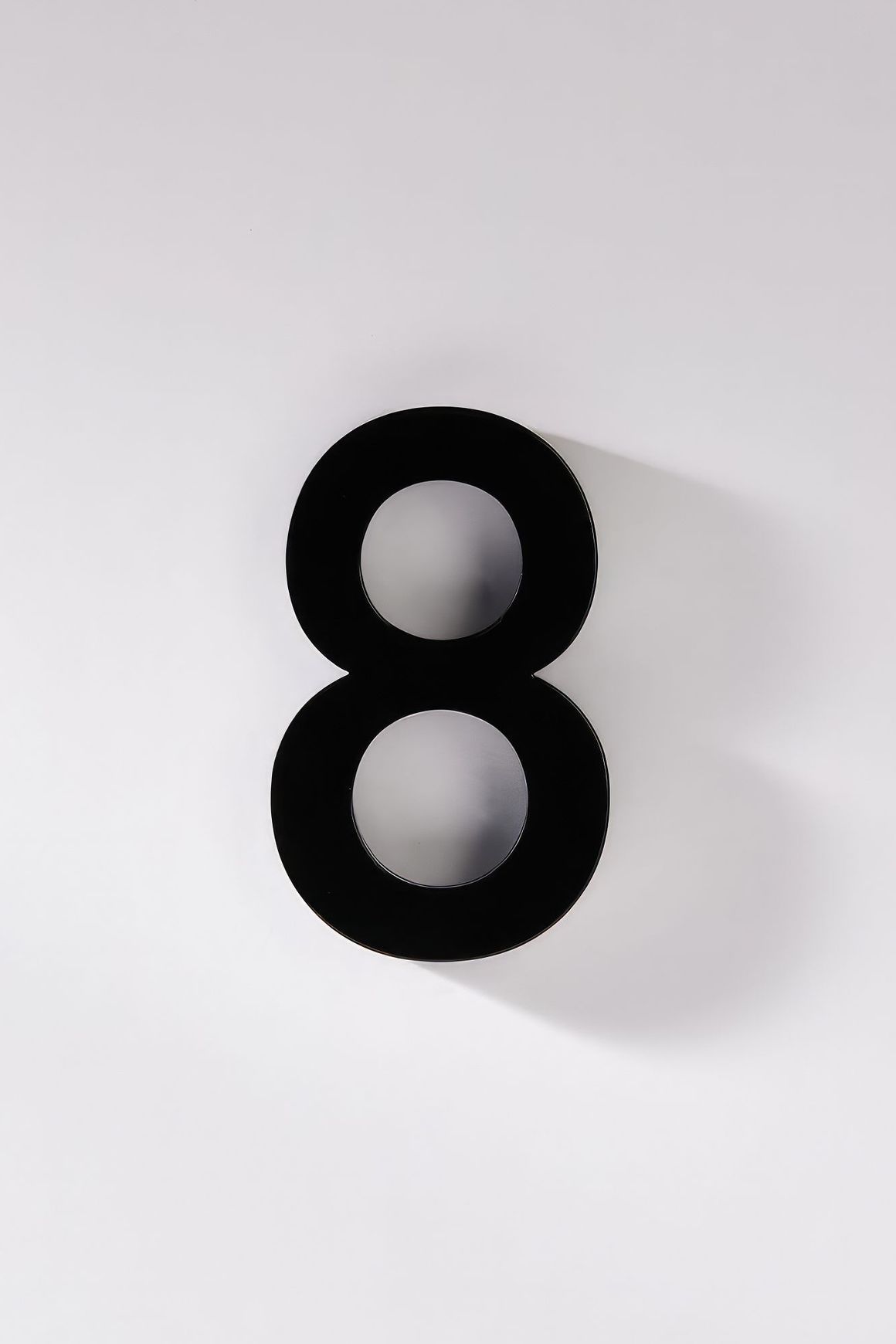 Black Stainless Steel Numbers & Letters