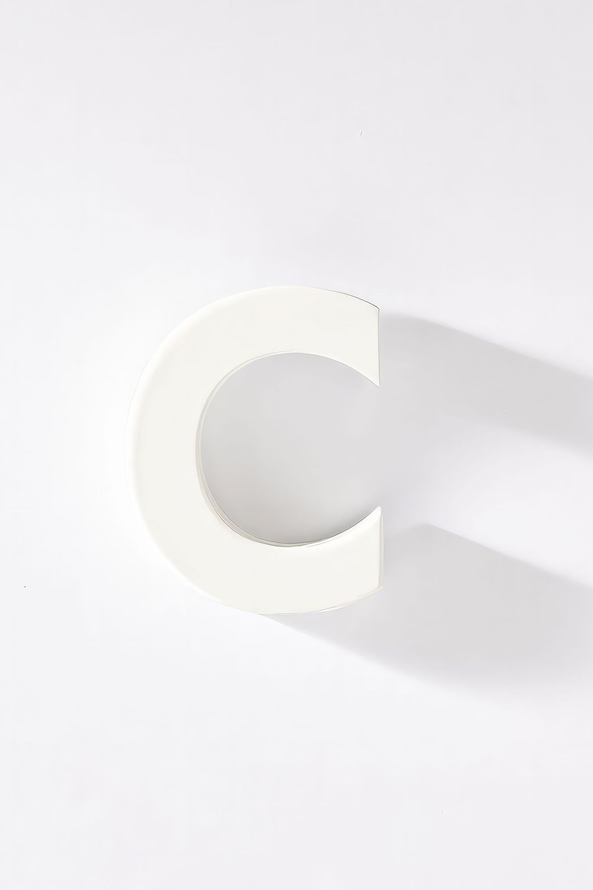 White Stainless Steel Numbers & Letters