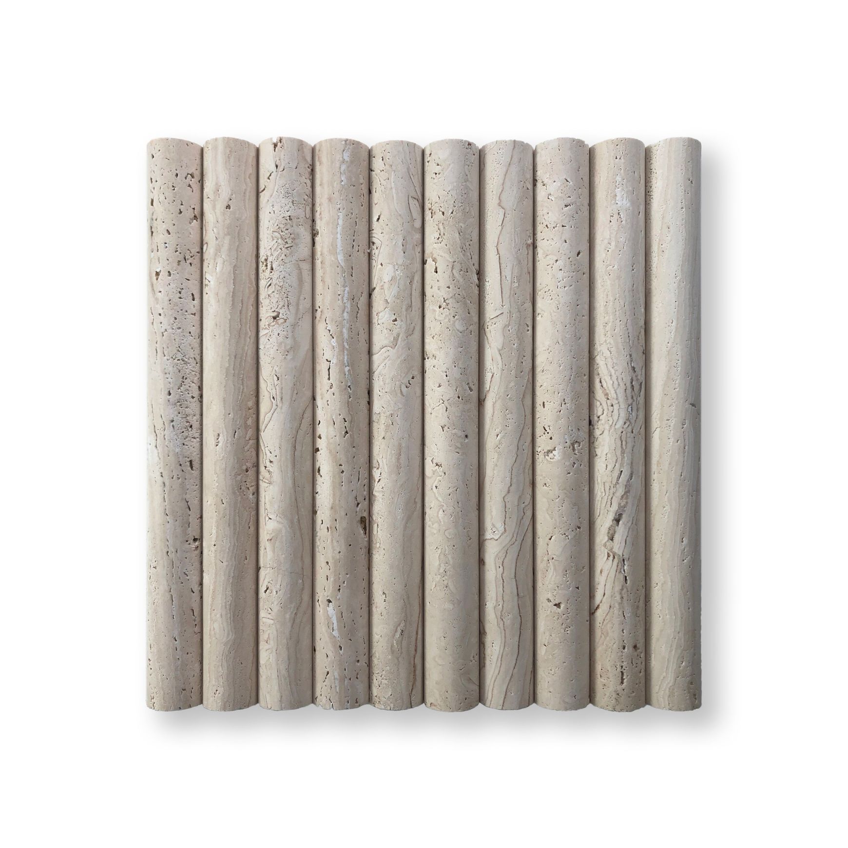 Ivory Travertine Flute