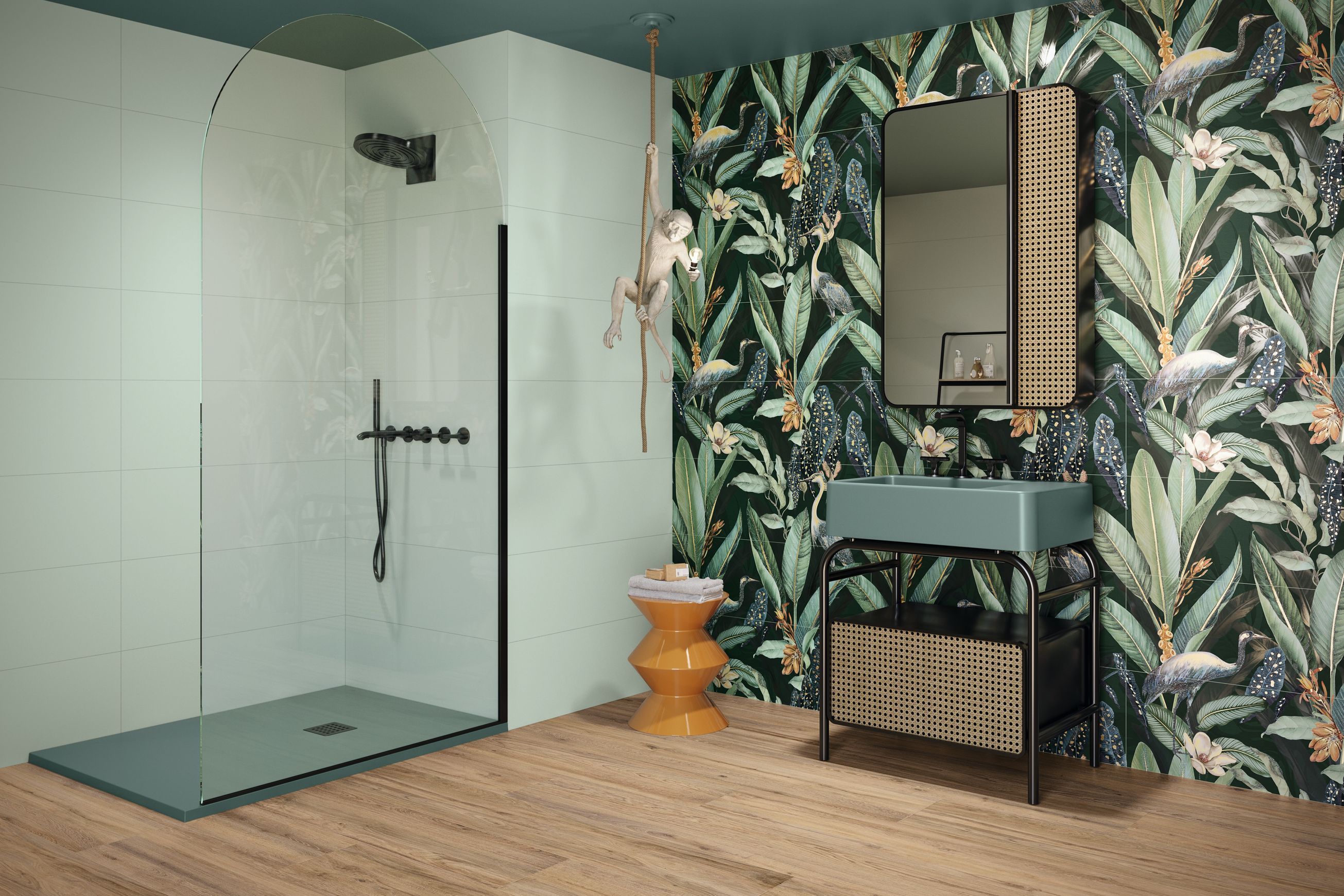 Colorful Wall and Floor Tile