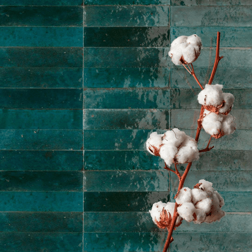 Arendal Blue Gloss 240x60x10mm Wall Tile