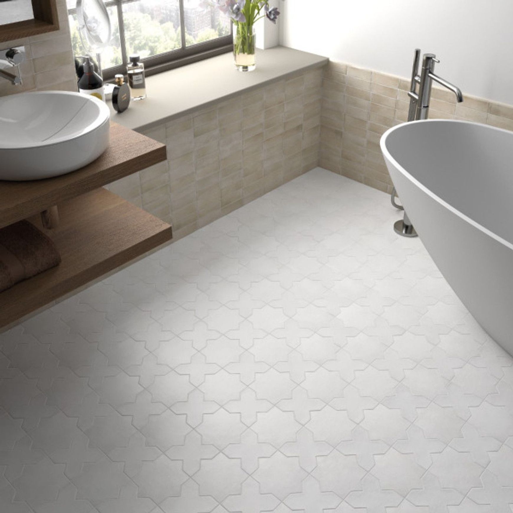 Kasbah Base Bone Tiles