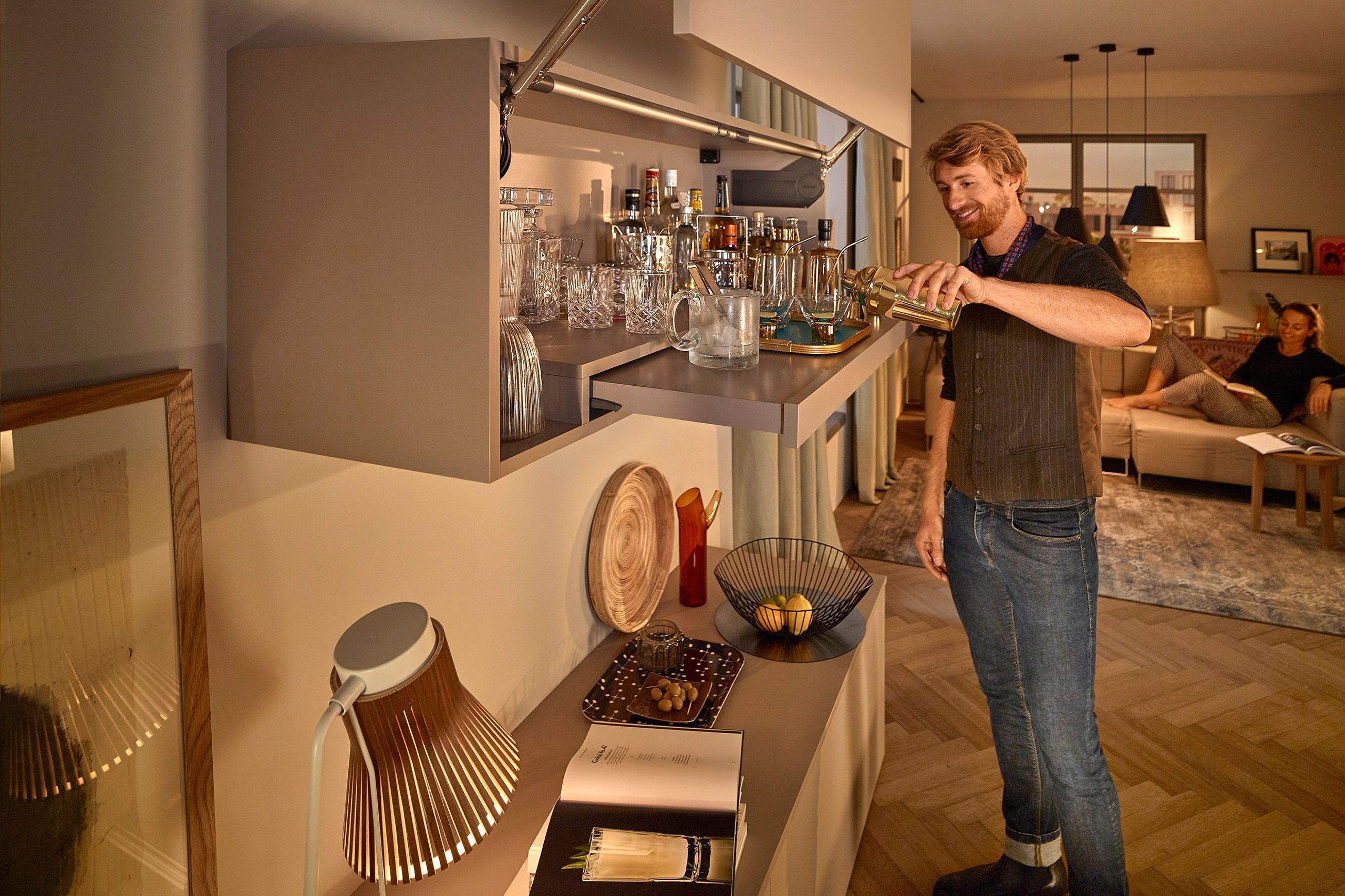 Pull-out Shelf Lock for MOVENTO