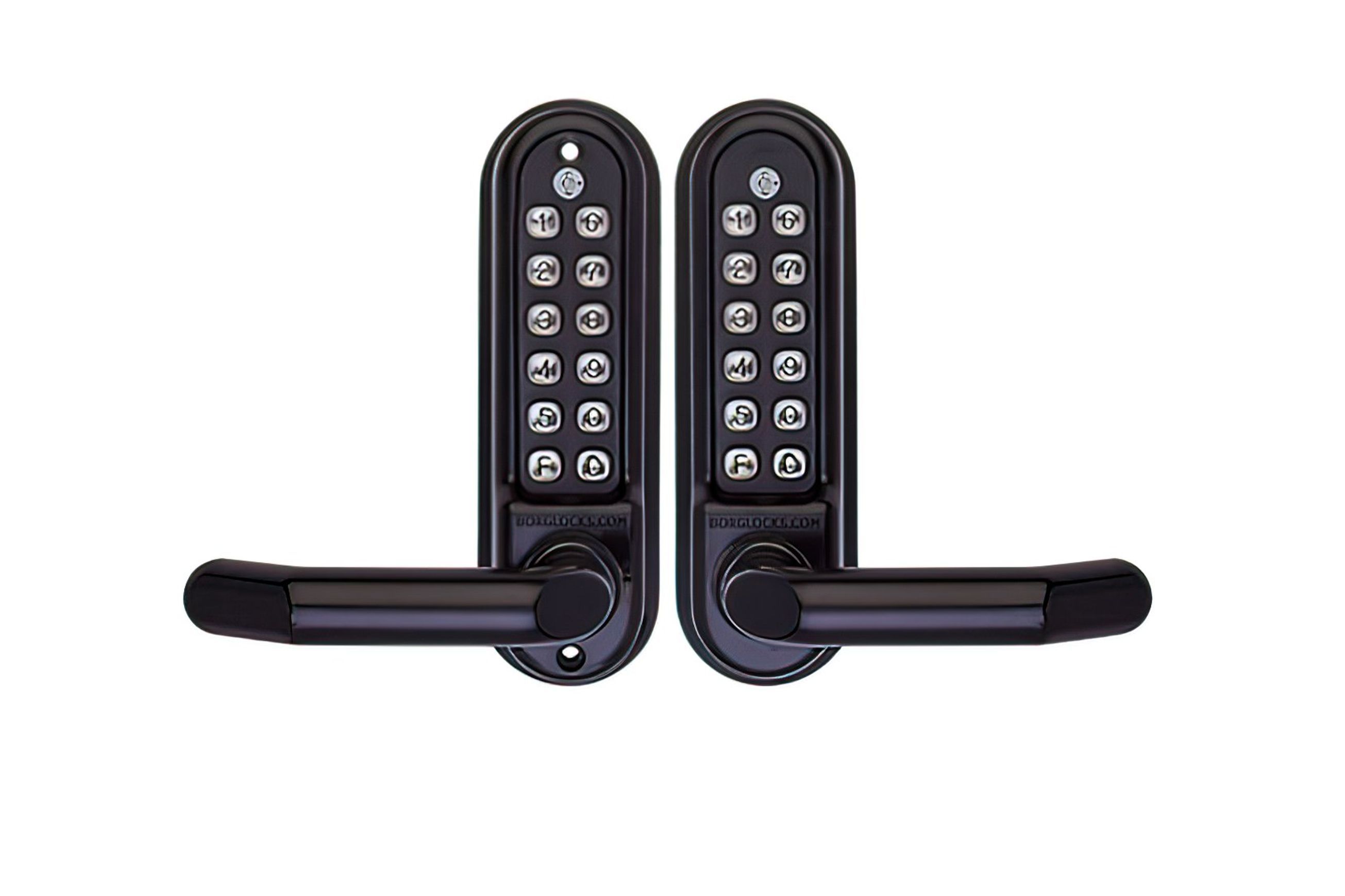 Borg Digital Lock Marine Grade Pro Back To Back BLK ECP