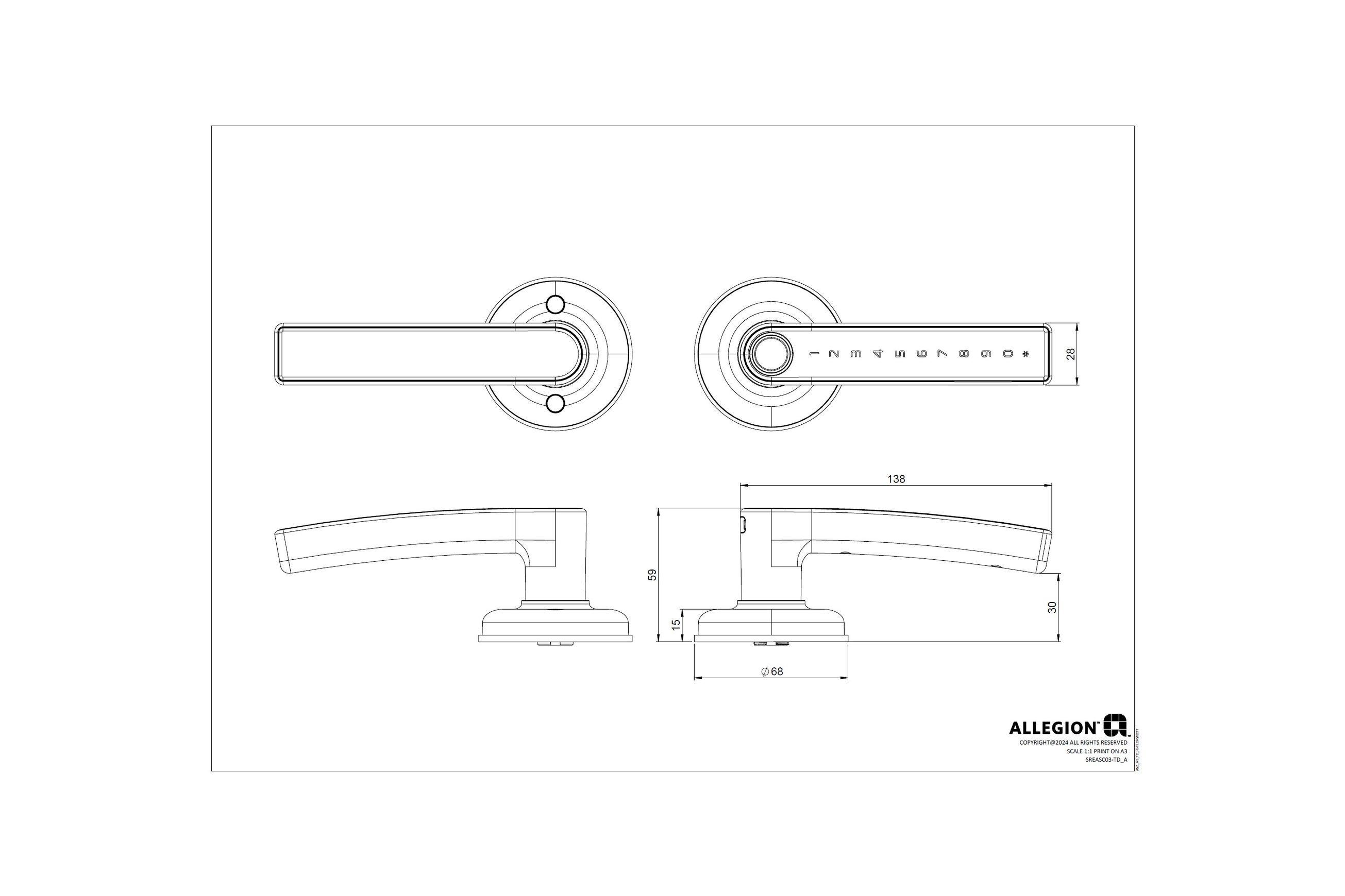 Schlage Ascent Series Smart Lever