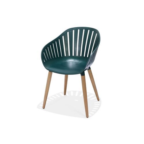 Marina Lifestyle Garden Dining Chair with Timber Legs