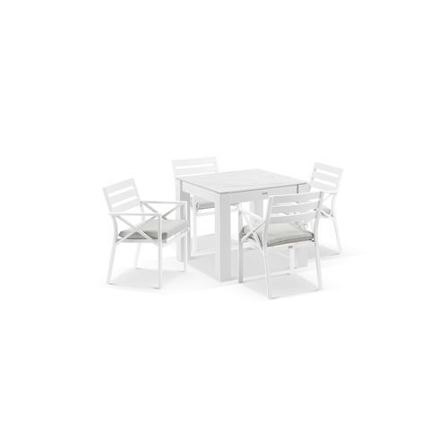 Hugo 4 Seater Dining Table with Kansas Chairs