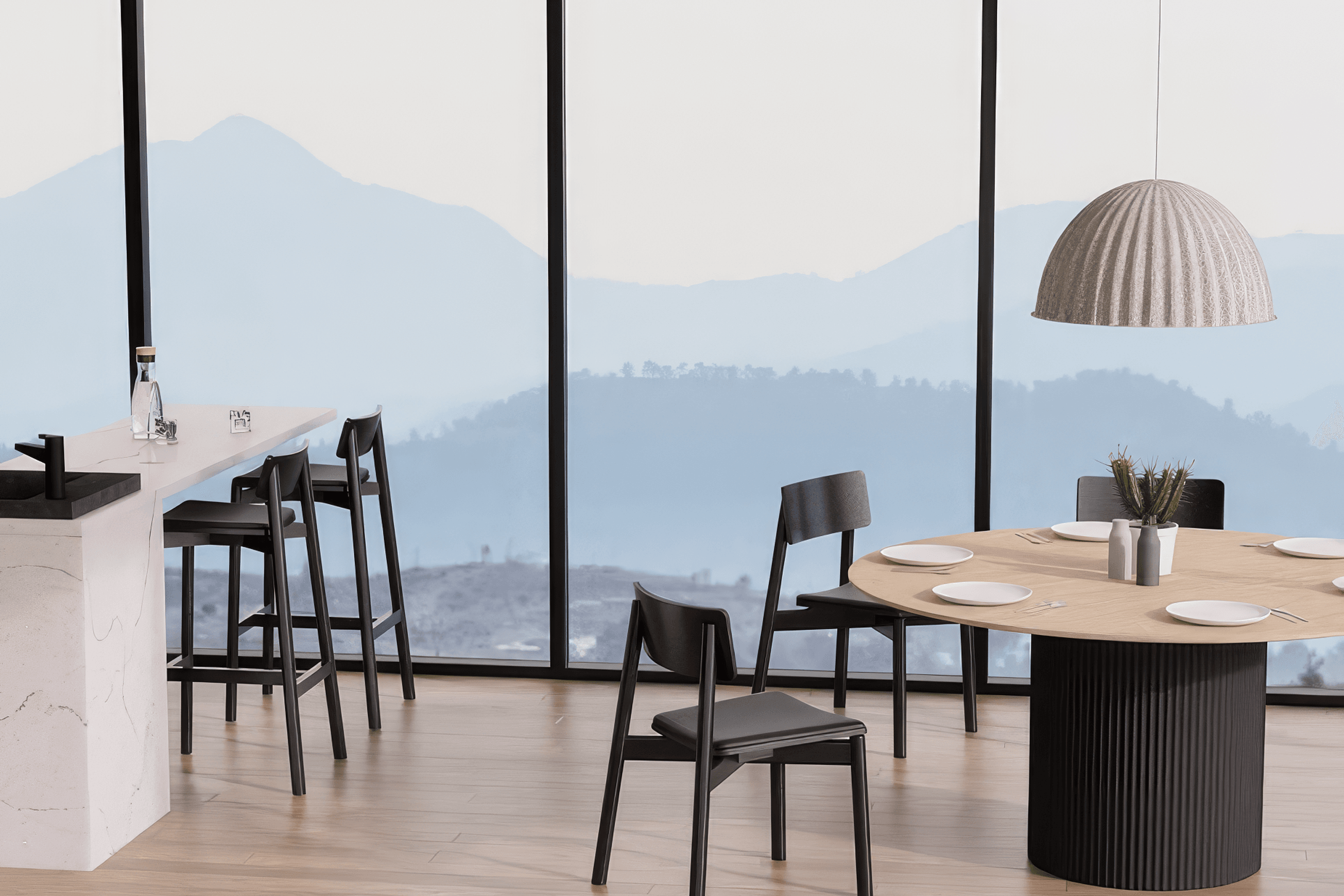 Andi Chair - Black Ash with Pad