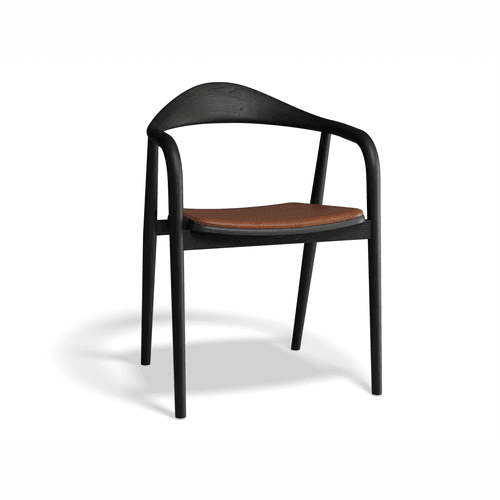Arki Armchair - Black Ash with Pad