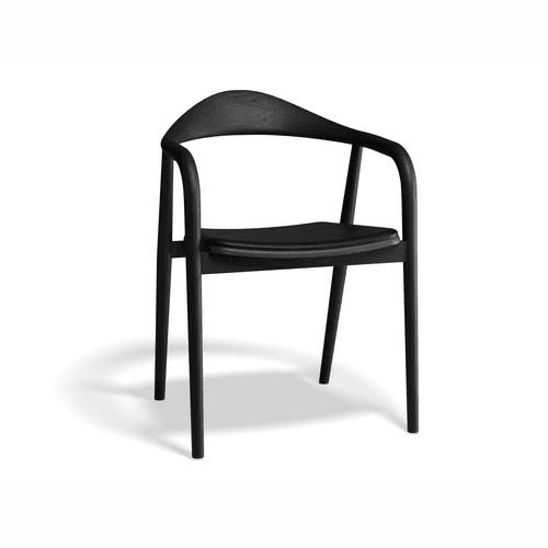Arki Armchair - Black Ash with Pad
