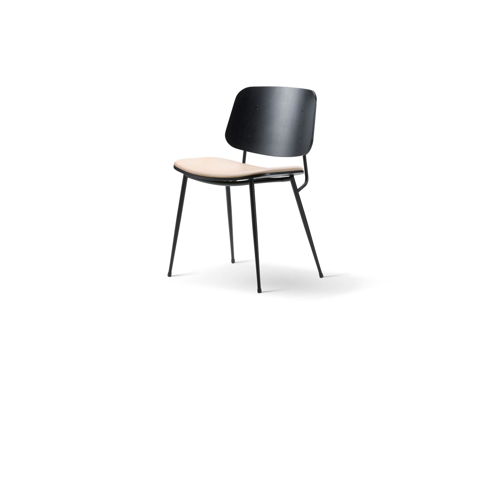 Søborg Chair Steel Frame Seat Upholstery by Fredericia
