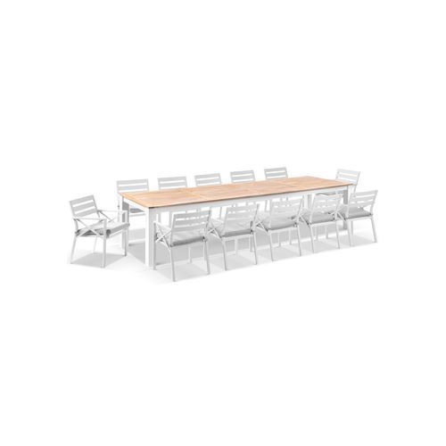 Balmoral 3.55m Table with 12 Kansas Chairs with Olefin