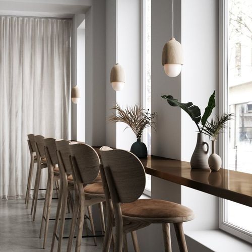 High Stool Backrest by Mater