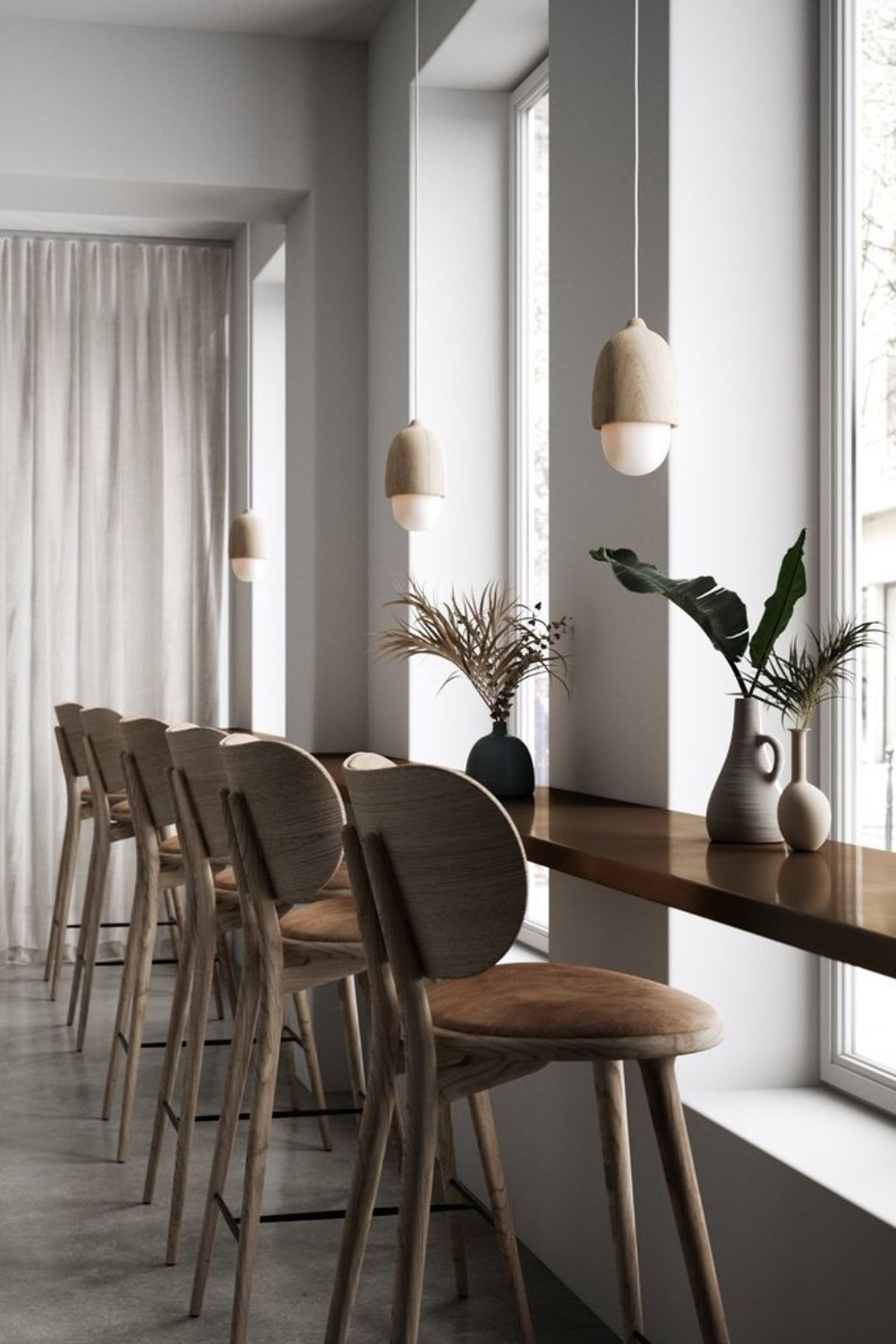 High Stool Backrest by Mater