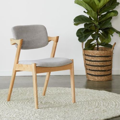 Bella Dining Chair | Natural Hardwood Frame