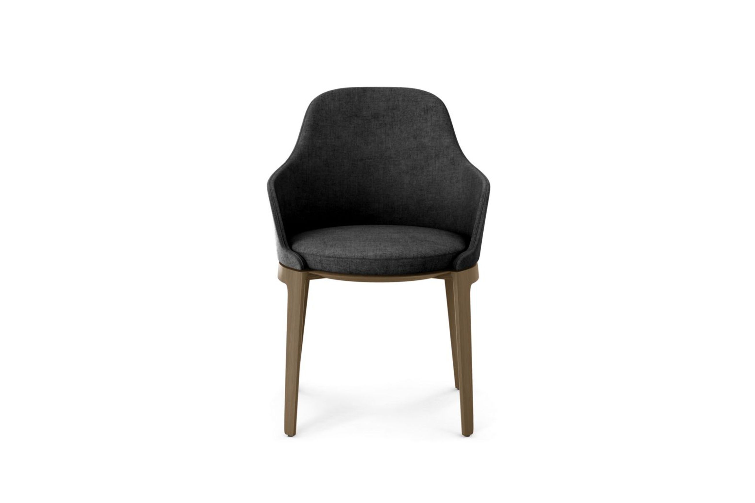 Tournicotti Fixed Dining Armchair - Wooden Base