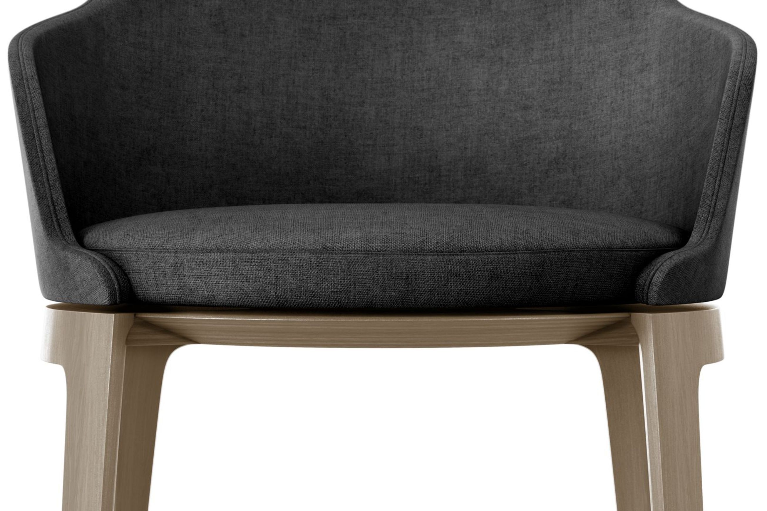 Tournicotti Fixed Dining Armchair - Wooden Base