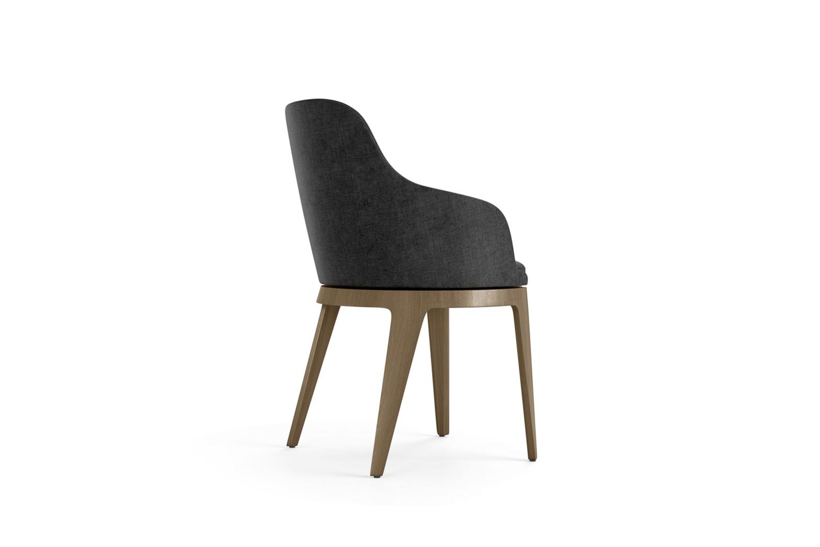 Tournicotti Fixed Dining Armchair - Wooden Base