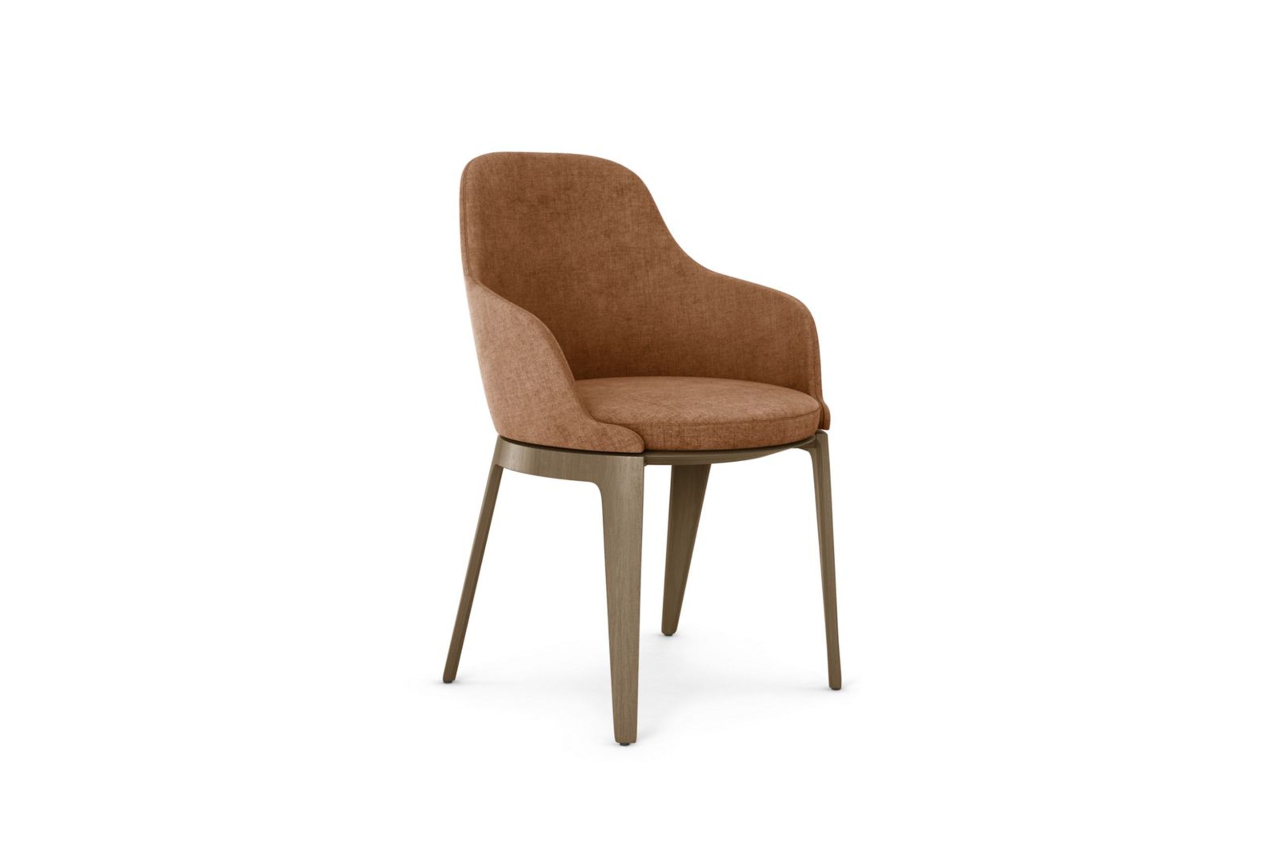 Tournicotti Fixed Dining Armchair - Wooden Base