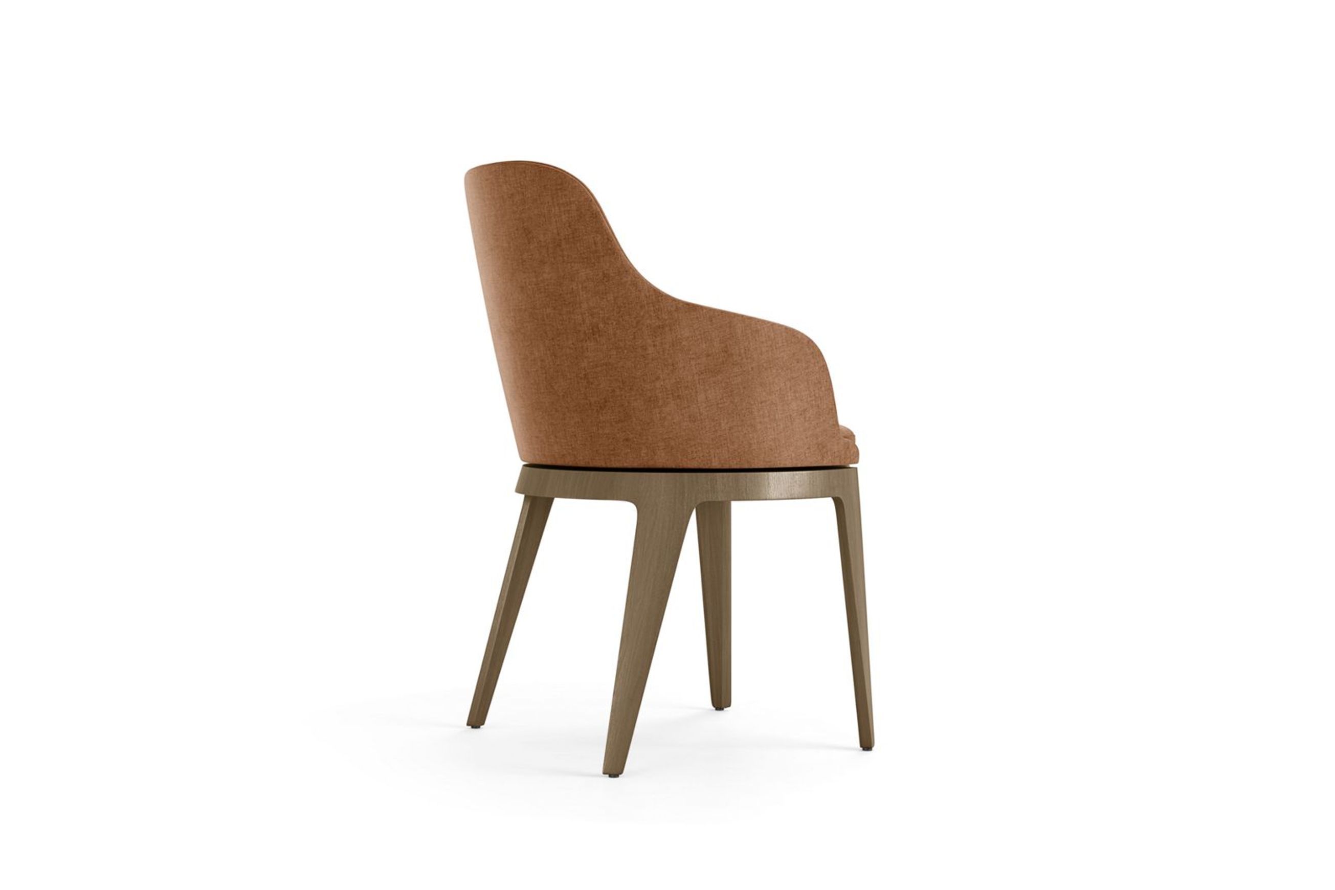 Tournicotti Fixed Dining Armchair - Wooden Base