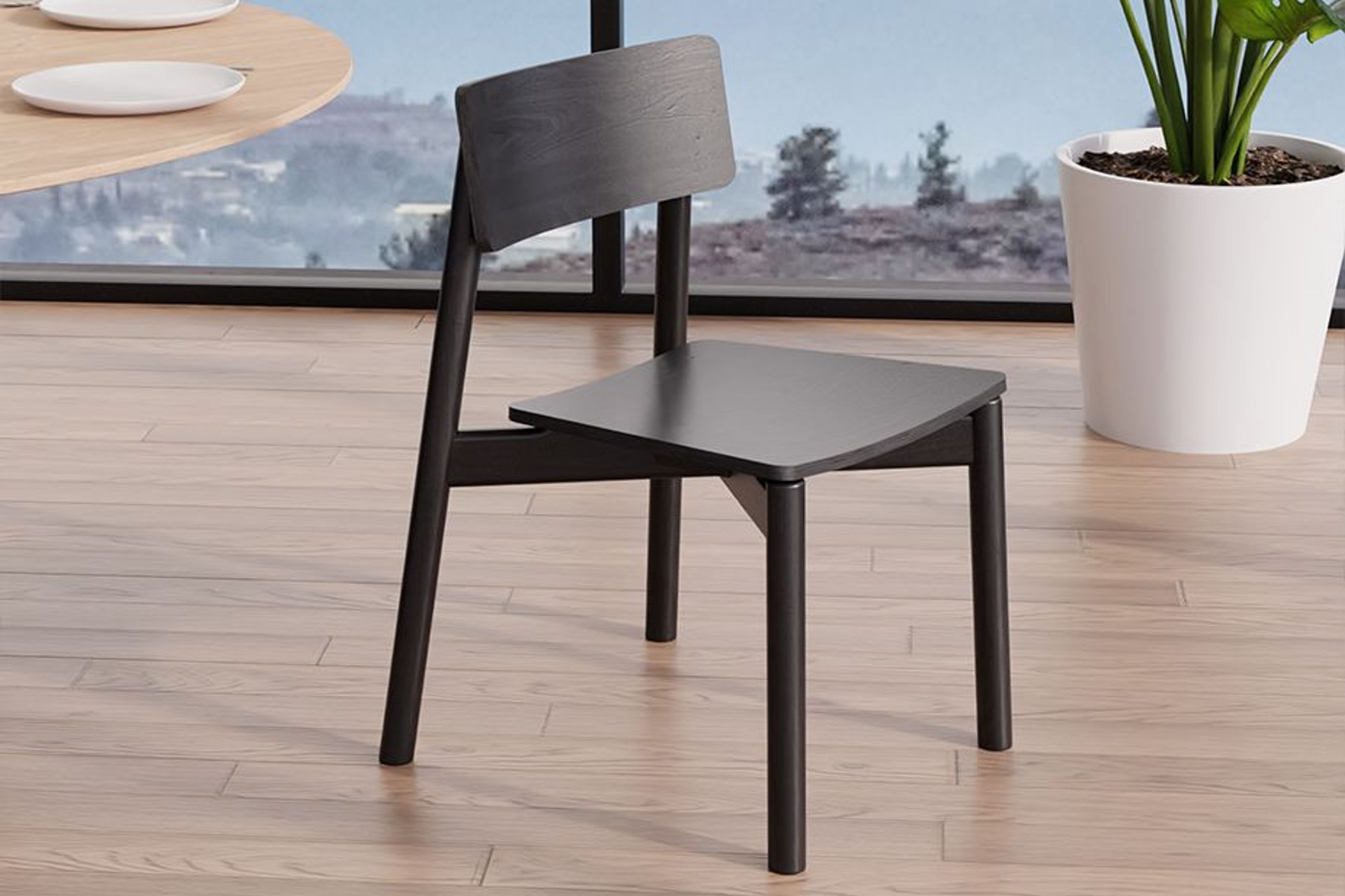Andi Chair - Black Stained Ash