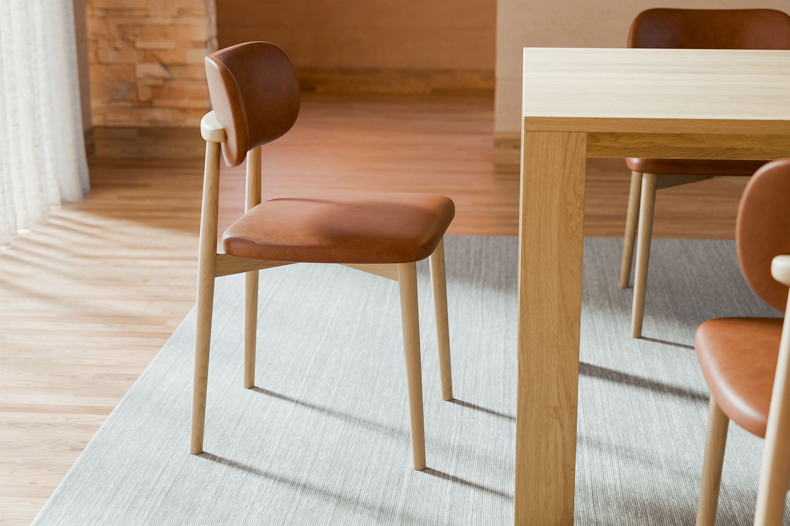 Oskar Dining Chair - Natural