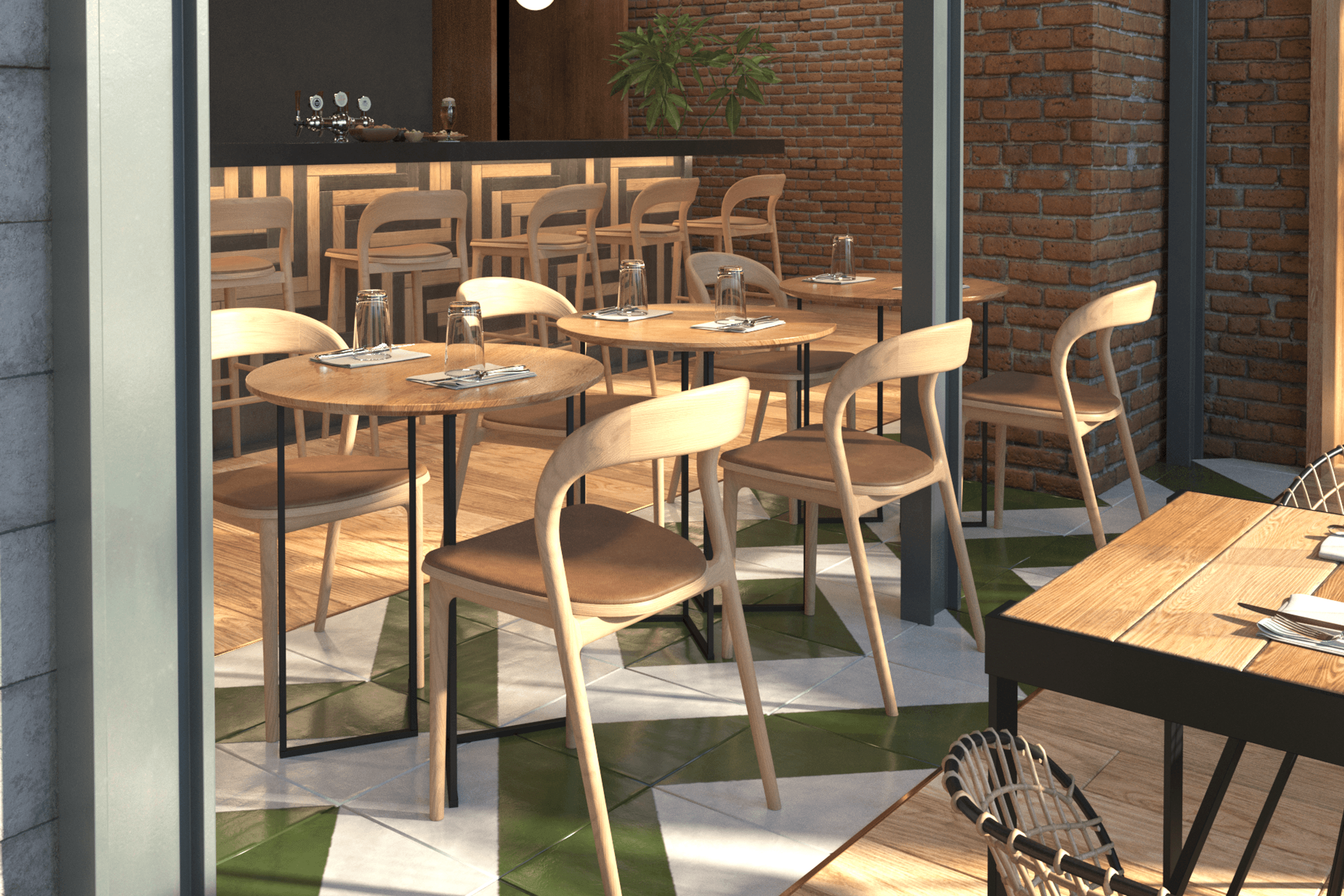 Arki Armchair - Natural with Pad