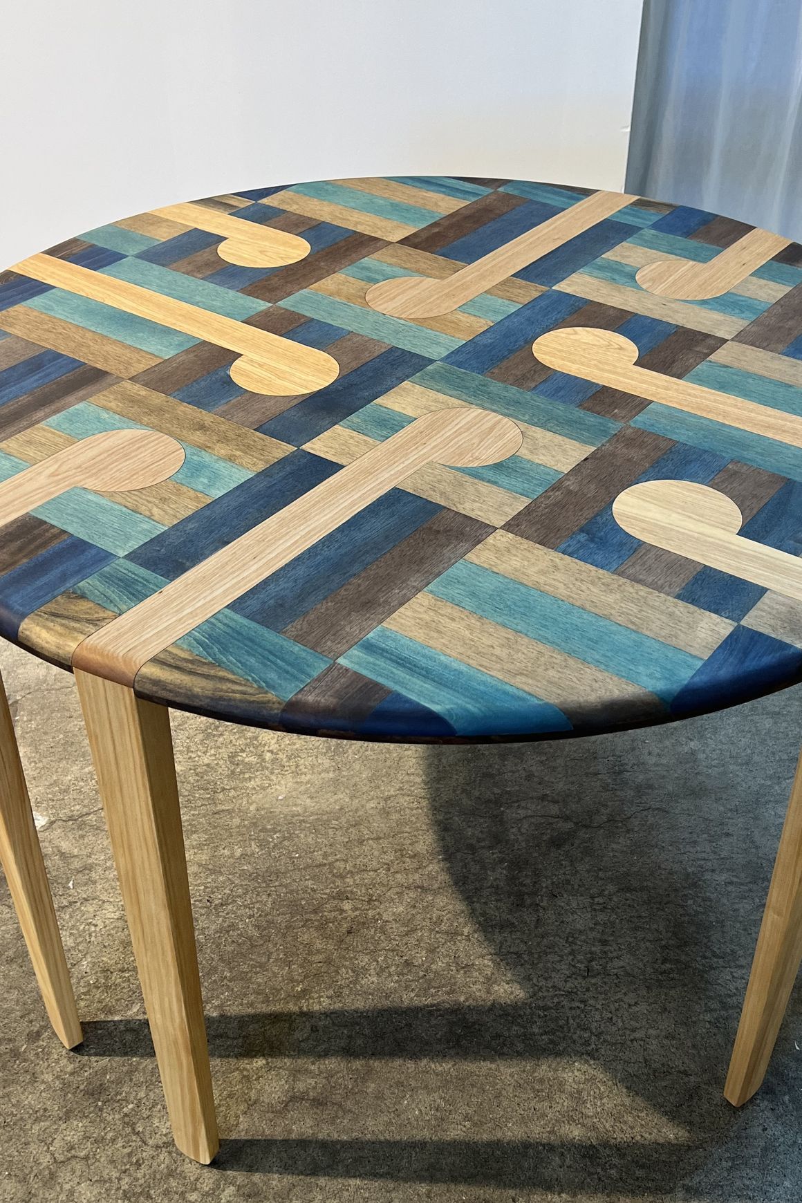 LETSWEAVE Dining Table — Reclaimed Kauri & Rimu