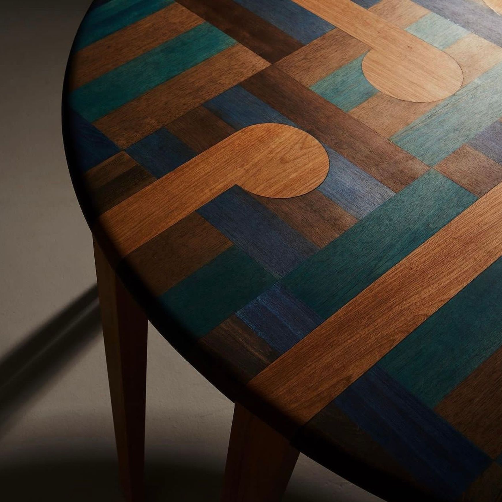 LETSWEAVE Dining Table — Reclaimed Kauri & Rimu