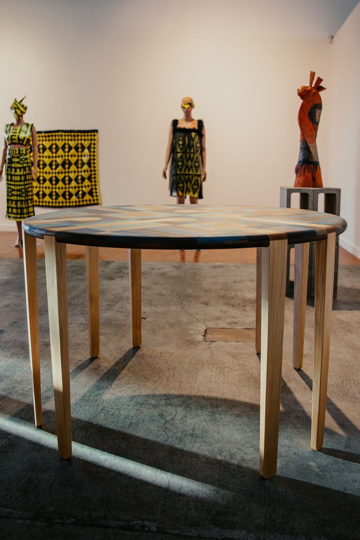 LETSWEAVE Dining Table — Reclaimed Kauri & Rimu
