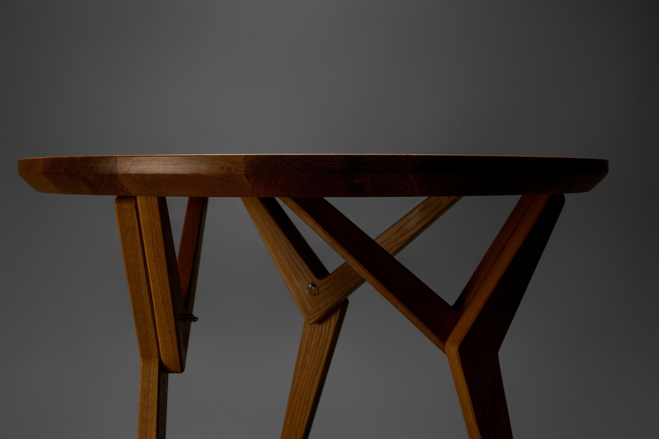 The Oak Fold Table — Solid Oak