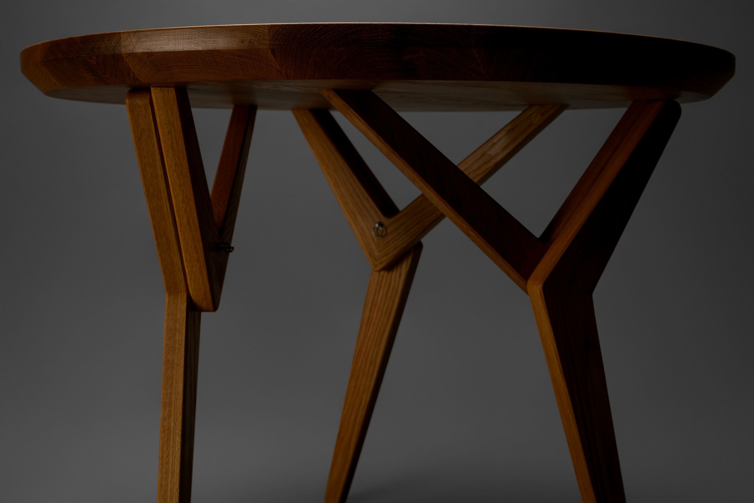The Oak Fold Table — Solid Oak