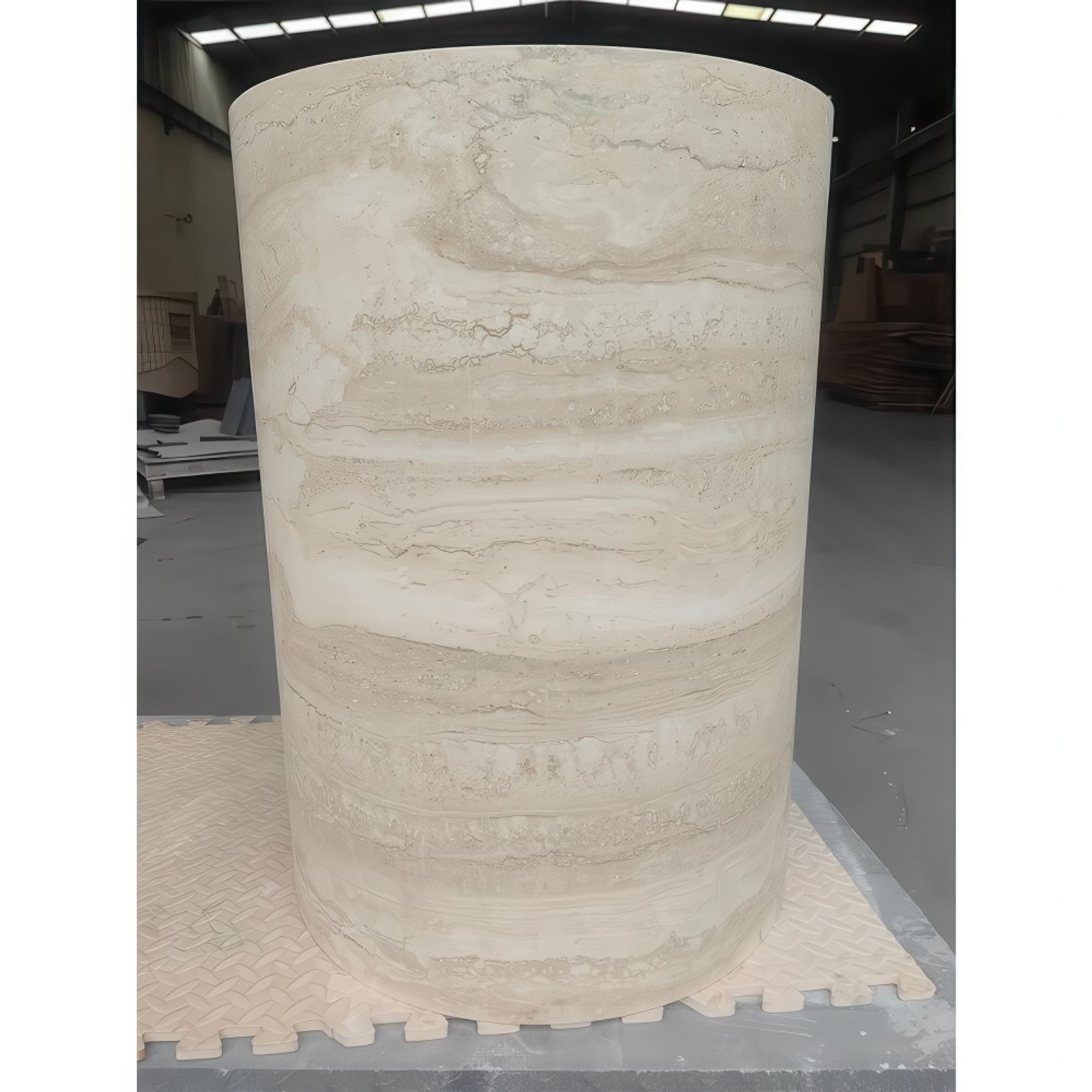 Court Dining Table-Italian Super White Travertine | Natural Stone Co.
