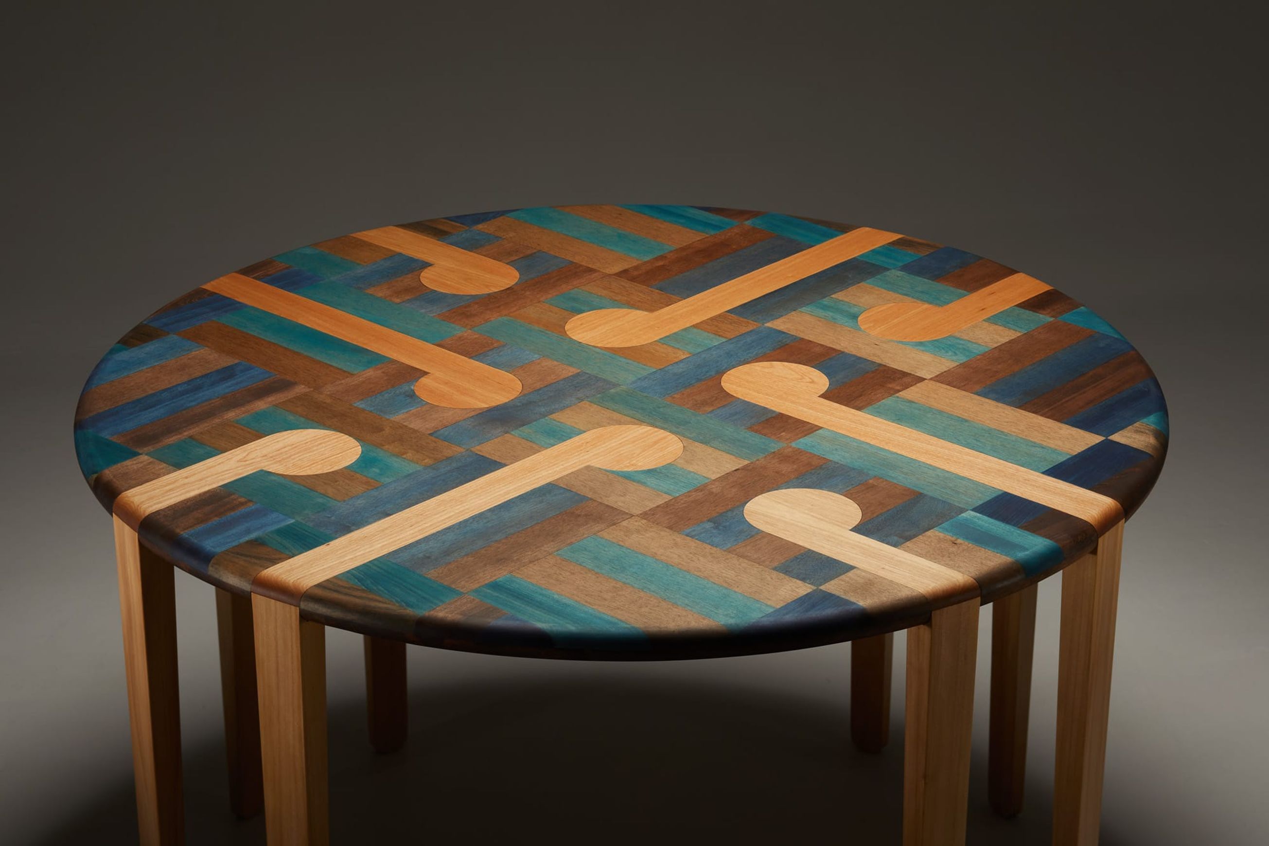LETSWEAVE Dining Table — Reclaimed Kauri & Rimu
