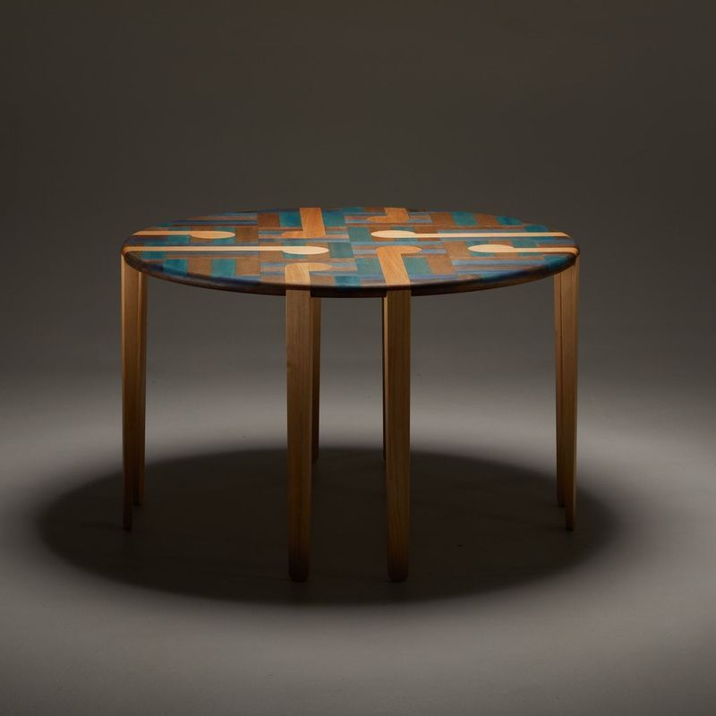 LETSWEAVE Dining Table — Reclaimed Kauri & Rimu