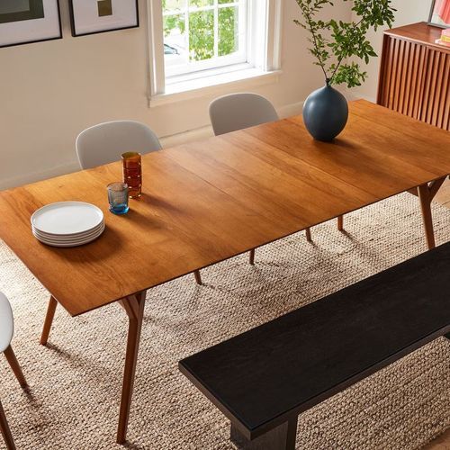 Mid-Century Extendable Dining Table