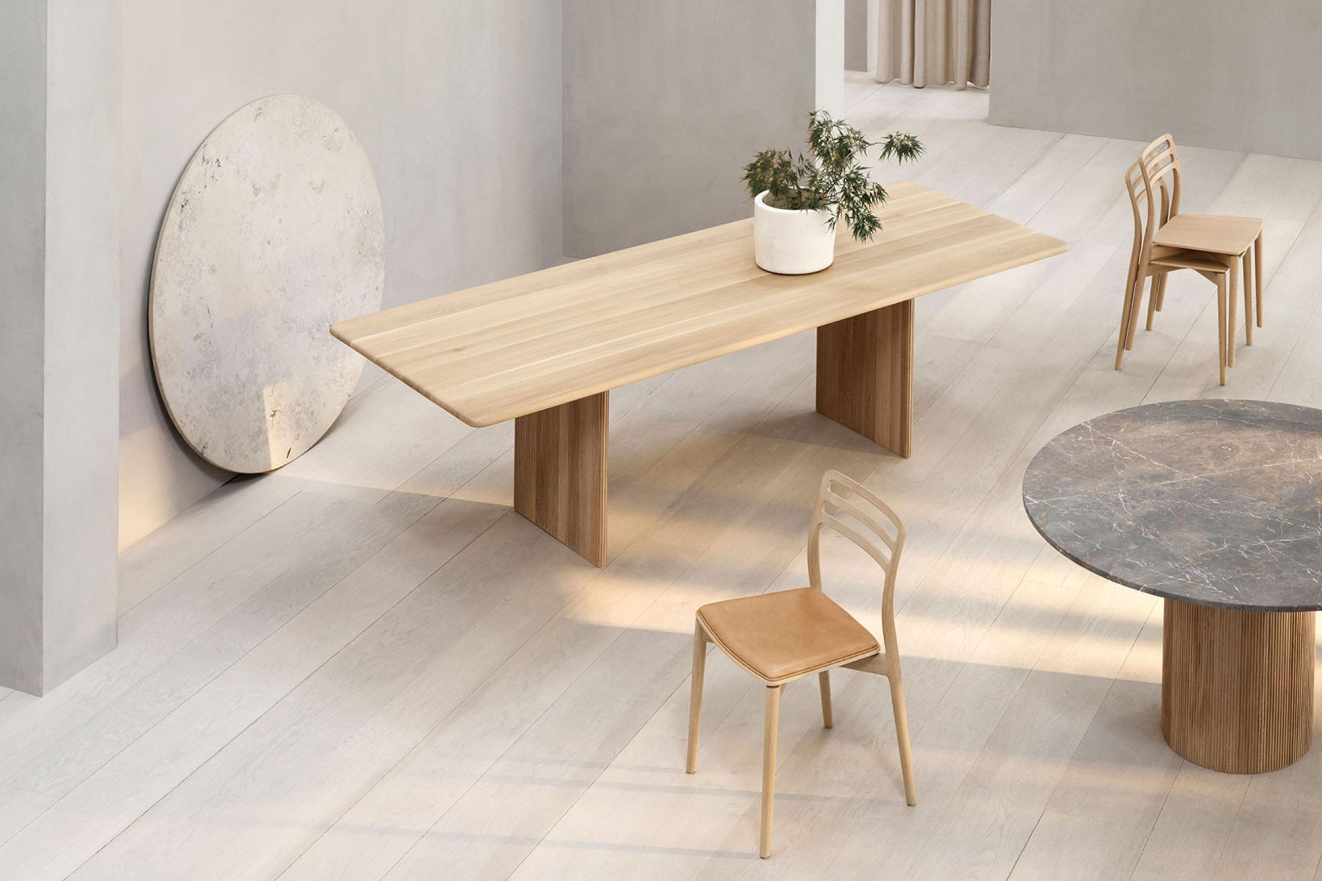 Cabin Round Table by Vipp
