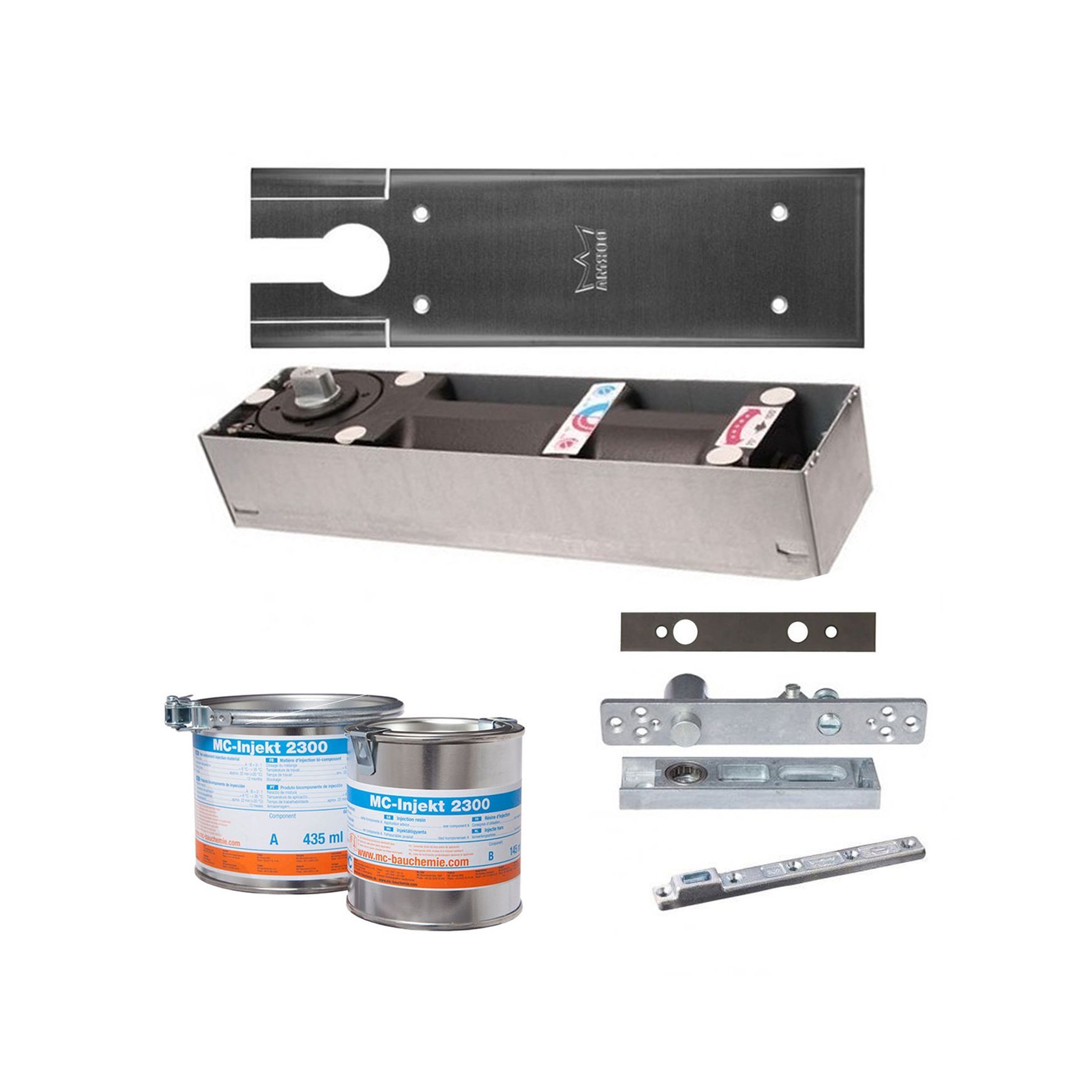 Dorma BTS806T EN6 Floor Spring Body Combi Pack Timber