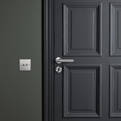 Cross Door Handle Set - Privacy | Buster + Punch