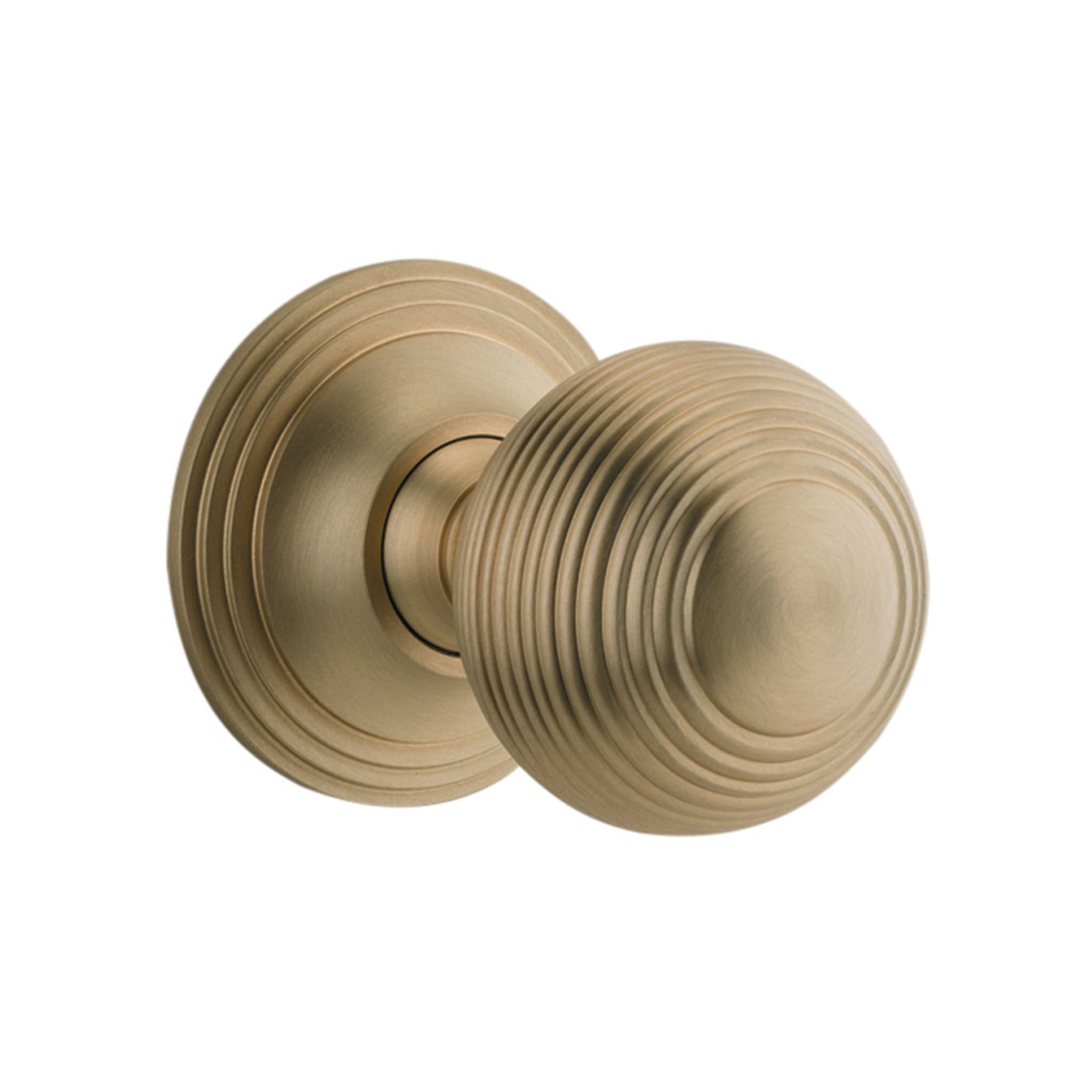 Iver Guildford Door Knob on Round Rose