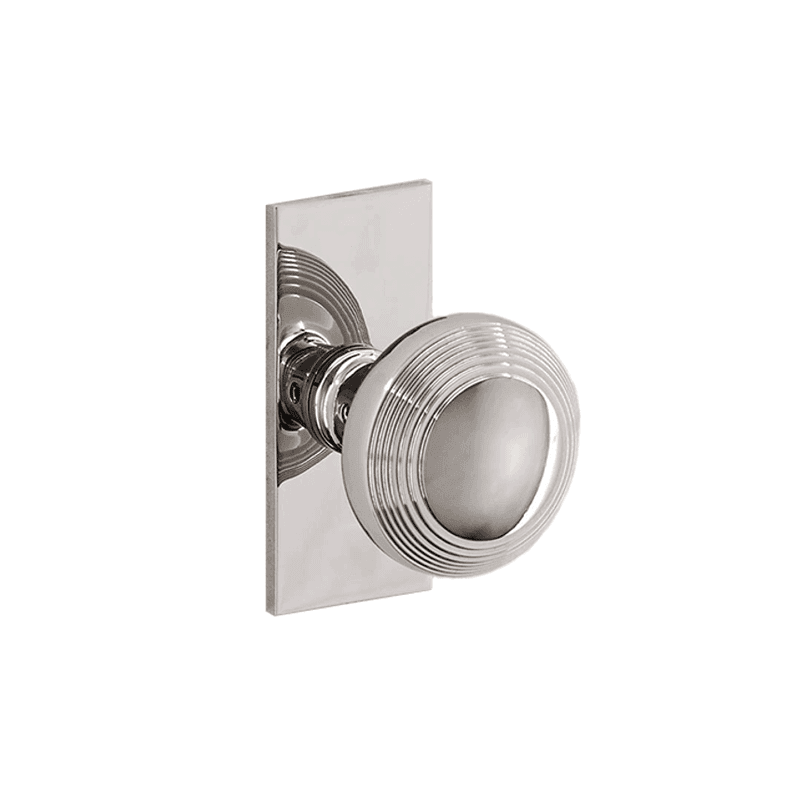 Corston Poplar Short Plate Door Knob