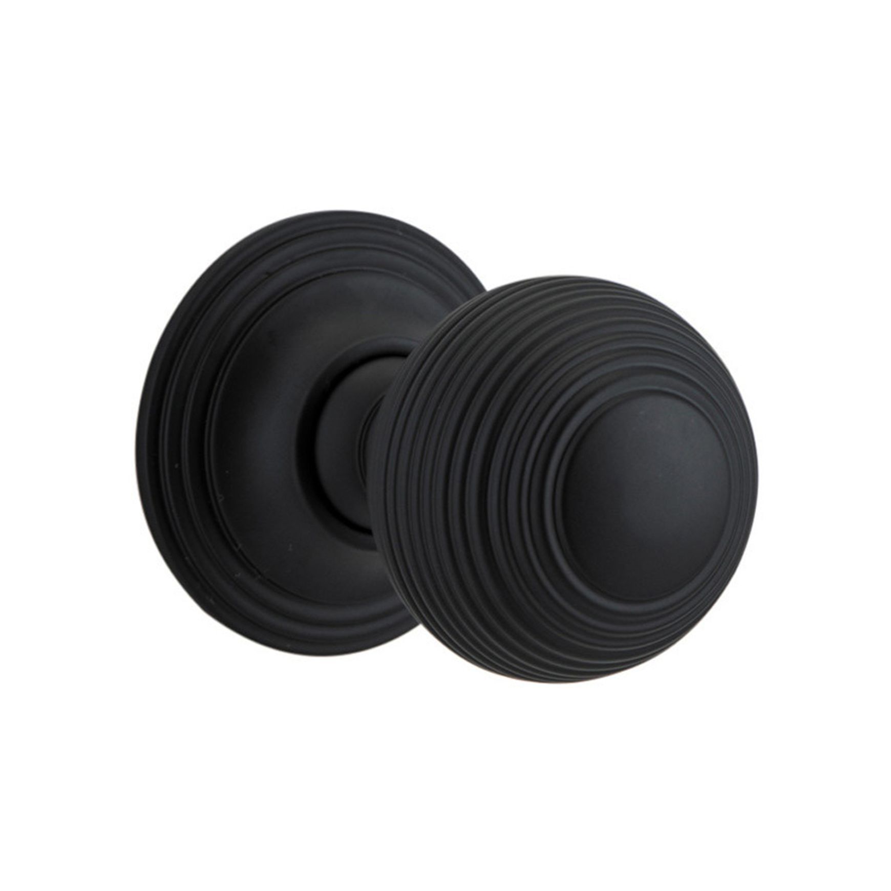 Iver Guildford Door Knob on Round Rose