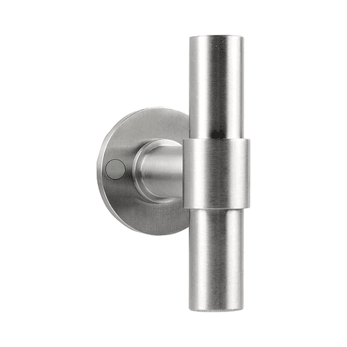 Formani - ONE - Solid Front Door Knob Fixed on Rose